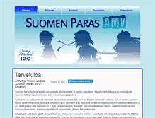 Tablet Screenshot of amv.fi