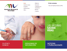 Tablet Screenshot of amv.org.mx