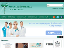 Tablet Screenshot of amv.org.br